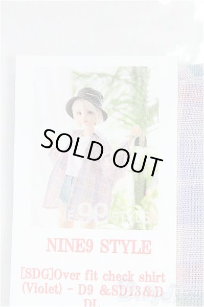 画像1: SD/OF:トップス　NINE9STYLE製Over fit check shirt(Mint) I-25-09-21-208-KD-ZI (1)