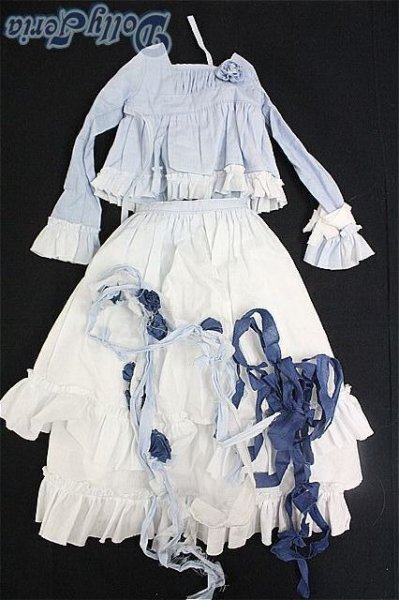 画像1: SD/OF:衣装セット　ブルー　セパレート/1/3　60ｃｍ　BJD　MJD　衣装　ドール用 I-25-10-05-256-KD-ZI (1)