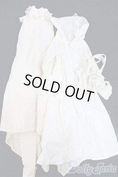 画像1: SD13G/OF:衣装セット　白　生成り系/1/3　60ｃｍ　BJD　MJD　衣装　ドール用 I-25-10-05-254-KD-ZI (1)