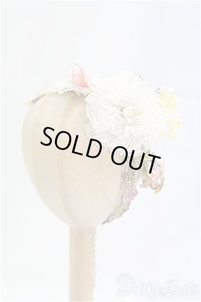 画像1: SD/OF:小物　ヘッドドレス　レース/1/3　60ｃｍ　BJD　MJD　衣装　ドール用 I-25-10-05-248-KD-ZI (1)