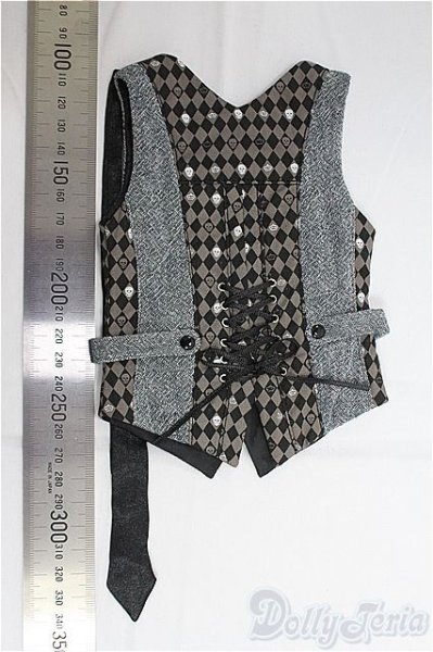 画像2: SD/OF:トップス　ベスト/1/3　60ｃｍ　BJD　MJD　衣装　ドール用 I-25-10-26-171-KD-ZI (2)