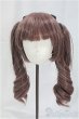 画像1: 8-9inch/ウィッグ/インチ　BJD　MJD　ドール用 I-25-10-12-048-KD-ZI (1)