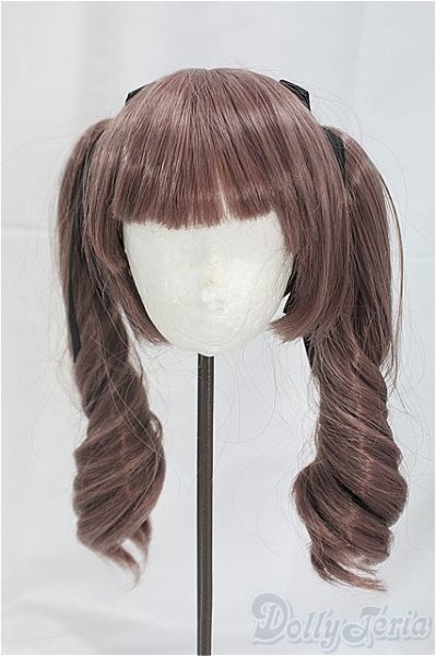 画像1: 8-9inch/ウィッグ/インチ　BJD　MJD　ドール用 I-25-10-12-048-KD-ZI (1)