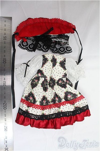 画像2: 幼SD/OF:ワンピース/1/6　30ｃｍ　BJD　MJD　衣装　ドール用 I-25-10-12-167-KD-ZI (2)