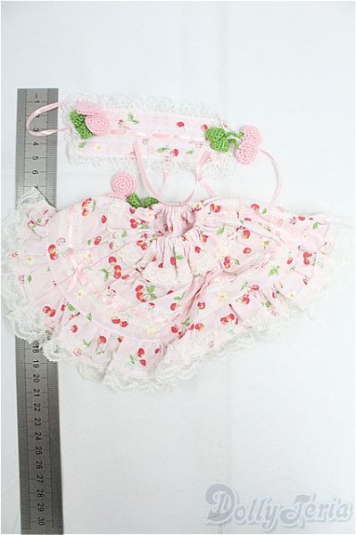 画像2: 幼SD/OF:スカート　ヘッドドレス/1/6　30ｃｍ　BJD　MJD　衣装　ドール用 I-25-10-19-052-KD-ZI (2)