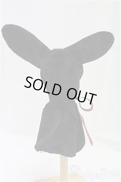 画像3: 幼SD/OF:アウター　うさ耳ケープ/1/6　30ｃｍ　BJD　MJD　衣装　ドール用 I-25-10-19-078-KD-ZI (3)