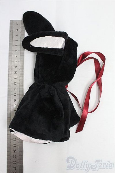 画像4: 幼SD/OF:アウター　うさ耳ケープ/1/6　30ｃｍ　BJD　MJD　衣装　ドール用 I-25-10-19-078-KD-ZI (4)