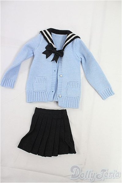 画像1: SDM＆MSD/OF:衣装セット　セーラー　制服/1/4　40ｃｍ　BJD　MJD　衣装　ドール用 I-25-10-19-104-KD-ZI (1)