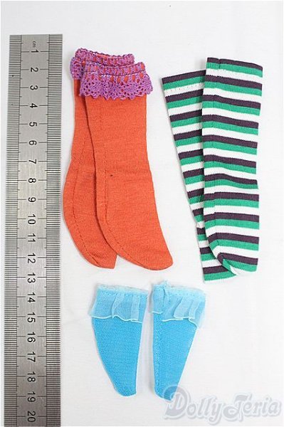 画像2: 幼SD/OF:靴下/1/6　30ｃｍ　BJD　MJD　衣装　ドール用 I-25-10-19-117-KD-ZI (2)