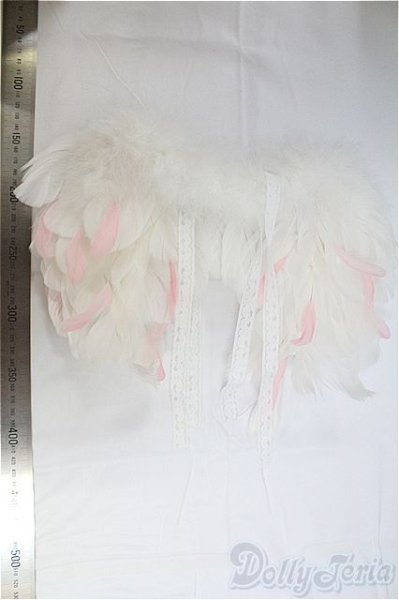画像2: SDM＆MSD/OF:小物　天使の羽/1/4　40ｃｍ　BJD　MJD　衣装　ドール用 I-25-10-12-298-KD-ZI (2)