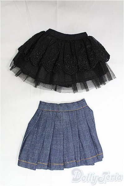 画像1: SDM＆MSD/OF:スカート/1/4　40ｃｍ　BJD　MJD　衣装　ドール用 I-25-10-12-225-KD-ZI (1)