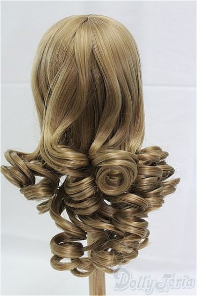 画像2: 9-10inch/ウィッグ/インチ　BJD　MJD　ドール用 I-25-11-23-191-KD-ZI (2)