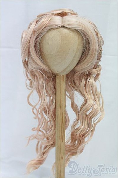 画像1: 9-10inch/ウィッグ/インチ　BJD　MJD　ドール用 I-25-11-23-195-KD-ZI (1)