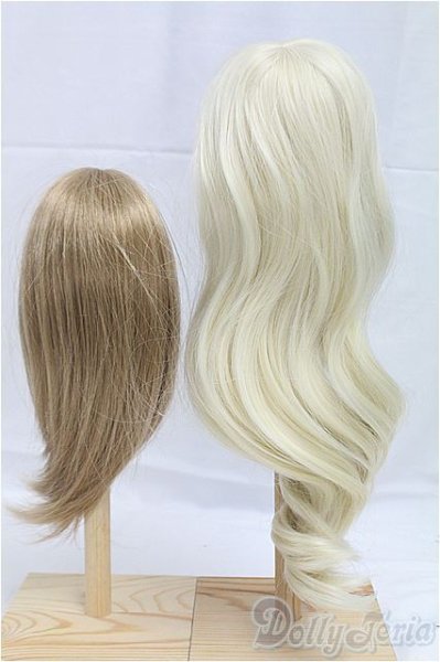 画像2: 9-10inch/ウィッグ/インチ　BJD　MJD　ドール用 I-25-11-23-181-KD-ZI (2)