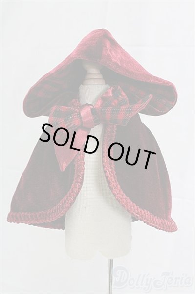 画像1: SDM＆MSD/OF:フードケープ/1/4　40ｃｍ　BJD　MJD　衣装　ドール用 I-25-11-30-076-KD-ZI (1)