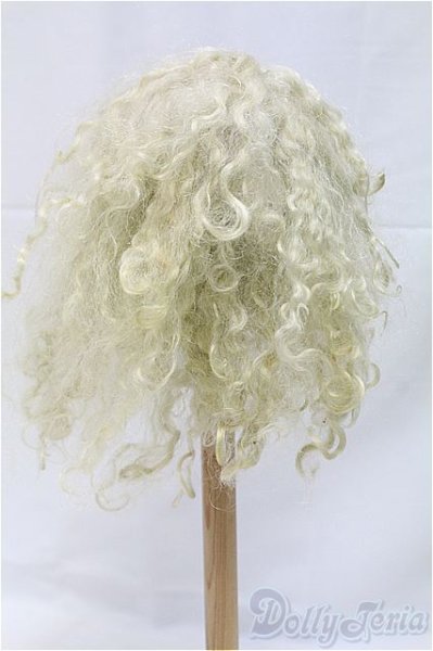 画像2: 9-10inch/モヘアウィッグ/インチ　BJD　MJD　ドール用 I-25-11-30-155-KD-ZI (2)