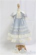 画像1: SDM/OF:レーシーチュールドレス(アジサイ)・ミニ/1/4　40ｃｍ　BJD　MJD　衣装　ドール用 I-25-11-30-229-KD-ZI (1)