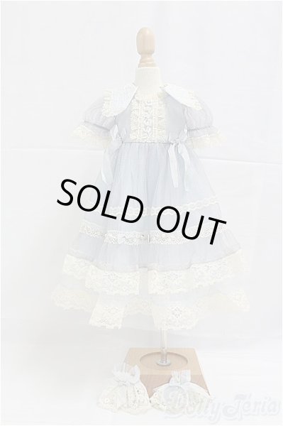 画像1: SDM/OF:レーシーチュールドレス(アジサイ)・ミニ/1/4　40ｃｍ　BJD　MJD　衣装　ドール用 I-25-11-30-229-KD-ZI (1)