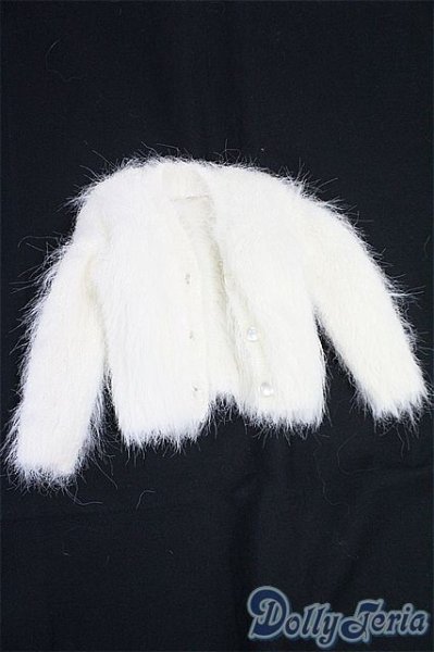 画像1: MSD/OF:モヘアカーディガン(白)・ミニ:VOLKS製 I-25-12-07-129-KD-ZI (1)