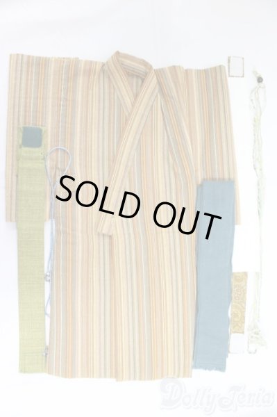 画像1: SD17B/OF:着物セット/1/3　70ｃｍ　BJD　MJD　衣装　ドール用 I-25-12-21-253-KD-ZI (1)