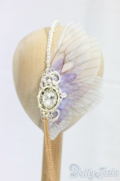 画像2: SD/OF:バタフライカチューシャ/1/3　60ｃｍ　BJD　MJD　衣装　ドール用 I-25-12-28-208-KD-ZI (2)