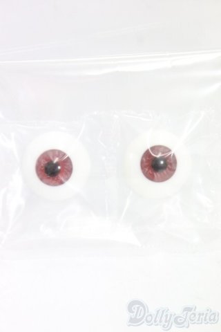 18mm/造形村グラスアイ・赤/ドール用 アイ I-25-12-28-259-KD-ZI