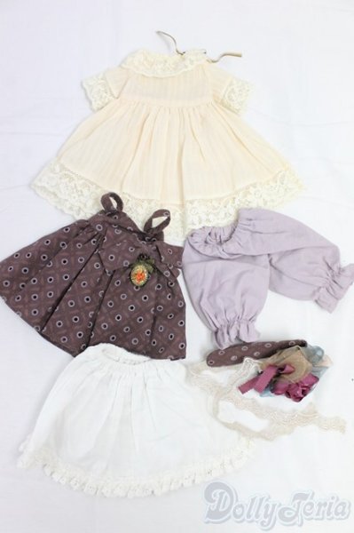 画像1: 幼SD/OF:ドレス/1/6　30ｃｍ　BJD　MJD　衣装　ドール用 I-26-01-04-120-KD-ZI (1)