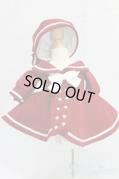 画像1: MSD/OF:セーラースタイルワンピース(エンジ)・ミニ I-26-01-11-006-KD-ZI (1)