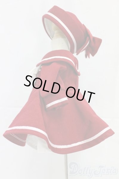 画像2: MSD/OF:セーラースタイルワンピース(エンジ)・ミニ I-26-01-11-006-KD-ZI (2)