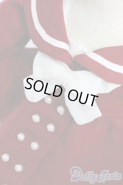 画像4: MSD/OF:セーラースタイルワンピース(エンジ)・ミニ I-26-01-11-006-KD-ZI (4)