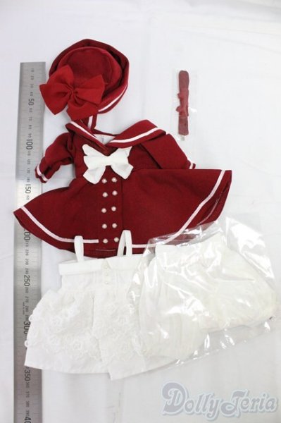 画像5: MSD/OF:セーラースタイルワンピース(エンジ)・ミニ I-26-01-11-006-KD-ZI (5)