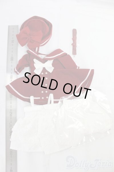 画像5: MSD/OF:セーラースタイルワンピース(エンジ)・ミニ I-26-01-11-006-KD-ZI (5)