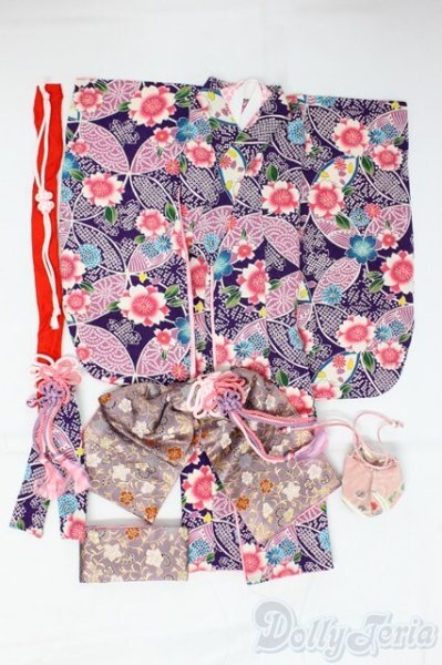 画像1: SDM＆MSD/OF:着物セット/1/4　40ｃｍ　BJD　MJD　衣装　ドール用 I-26-01-11-154-KD-ZI (1)