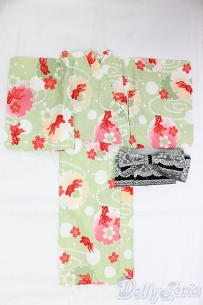 画像1: SD/OF浴衣セット/1/3　60ｃｍ　BJD　MJD　衣装　ドール用 I-26-01-11-165-KD-ZI (1)