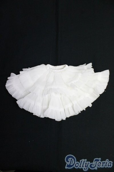 画像1: MSD/OF:ぽんぽんパニエ（ホワイト）・ミニ I-26-02-01-093-KD-ZI (1)