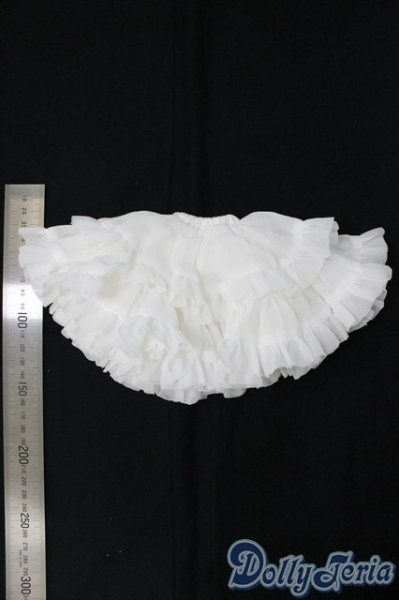 画像2: MSD/OF:ぽんぽんパニエ（ホワイト）・ミニ I-26-02-01-093-KD-ZI (2)