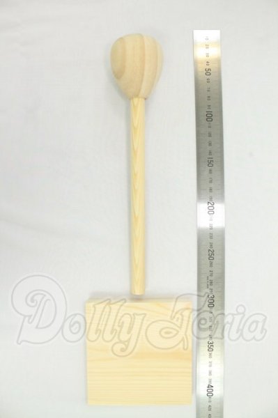 画像2: 7-8inch/ウィッグスタンド(木製) I-26-08-20-418-KD-ZI (2)