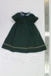 画像3: SDM＆MDD/OF：よそゆきワンピセット（ダークグリーン）・ミニ I-26-09-03-149-KD-ZI (3)
