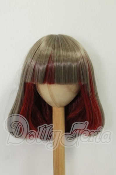 画像1: 8-9inch/Pigg Doll様製 ウィッグ I-26-09-17-275-KD-ZI (1)