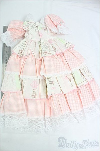 画像6: SDGｒ/OF：ドレスセット/1/3　60ｃｍ　BJD　MJD　衣装　ドール用 I-25-11-30-142-TN-ZI (6)