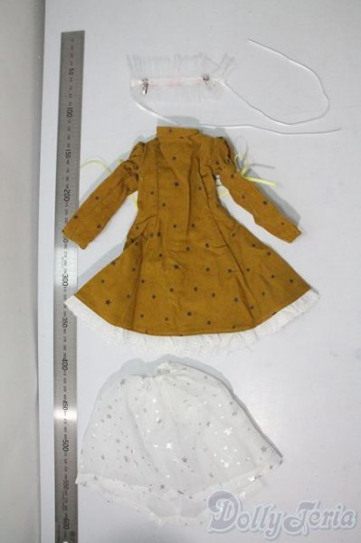 画像2: MSD/OF：星柄ドレスセットワンピース U-25-07-15-140-KD-ZU (2)