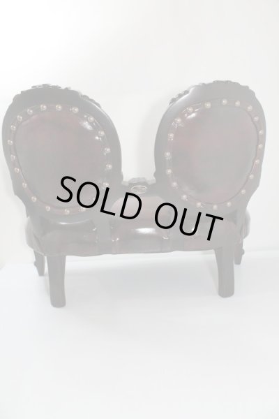 画像2: VOLKS/Cameo Back Settee U-24-05-01-208-TN-ZU (2)