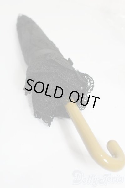 画像3: SD/ドルフィー用エレガントノワールレース日傘 S-25-06-29-874-TN-ZS (3)