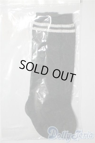 画像2: SD/OF:ソックス（チャコール×白ライン）VOLKS U-25-05-06-189-KD-ZU (2)