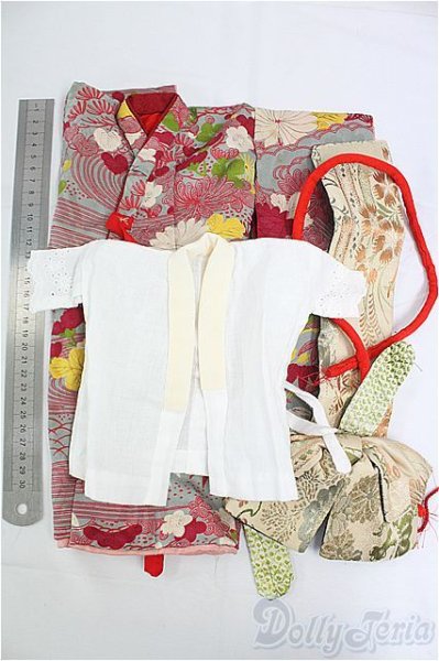 画像5: SDM＆MSD/OF:ほっぺこ堂様製着物/1/4　40ｃｍ　BJD　MJD　衣装　ドール用 I-25-11-30-133-KD-ZI (5)