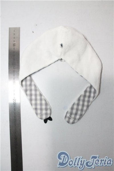 画像2: SD/OF しろくましげちゃんフードマフラー U-25-08-12-144-TN-ZU (2)