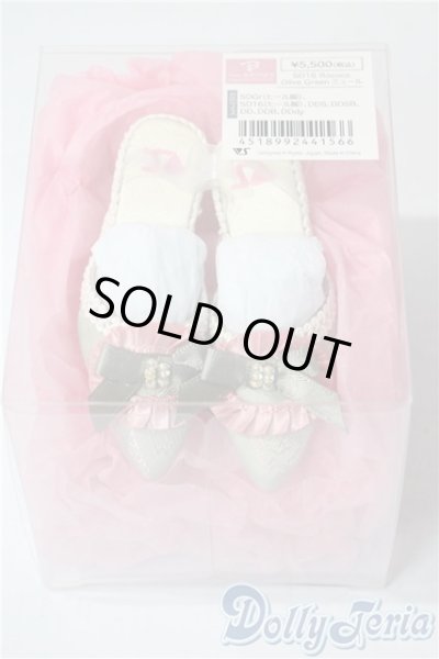 画像1: SD16GIRL/OF::Rococo Olive Greenミュール U-25-08-12-180-TN-ZU (1)