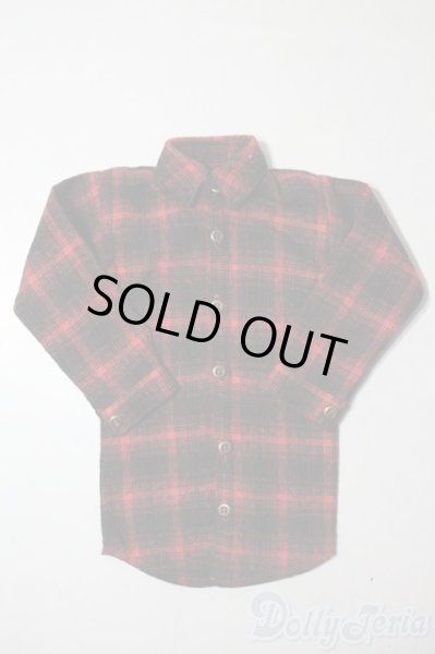 画像1: SD17B/OF:チェックネルシャツ（ブラック×レッド）VOLKS U-25-08-19-047-TN-ZU (1)