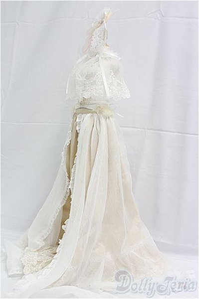 画像2: SD/OF:イノセントホワイト・トレーンドレス I-25-11-23-291-TN-ZI (2)