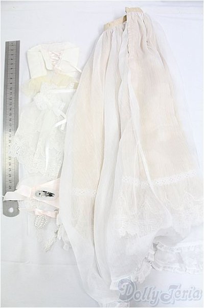 画像6: SD/OF:イノセントホワイト・トレーンドレス I-25-11-23-291-TN-ZI (6)